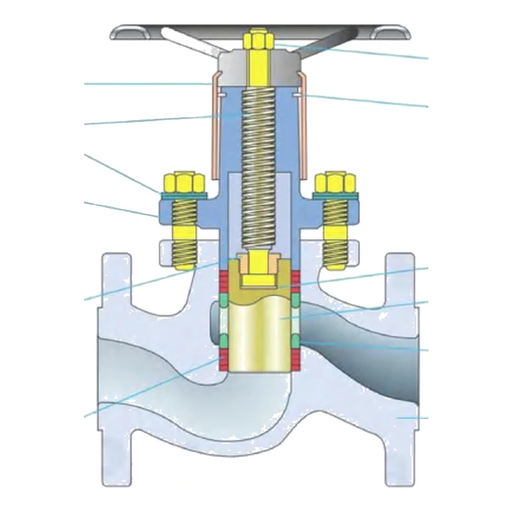 Standard piston valve