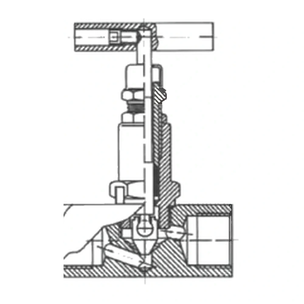 High-pressure needle valve