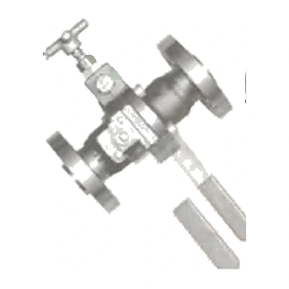 Compact double block injection valve